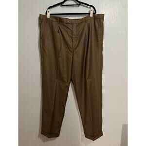 Bagazio , mens dresspants, cuffed tan chinos sz 48x32